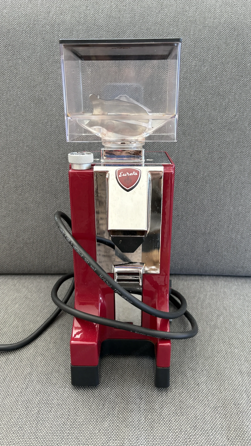 Eureka Mignon Kaffeemühle rot