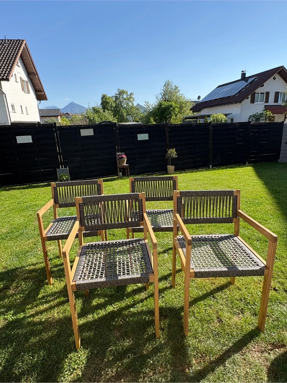 4 Gartenstühle