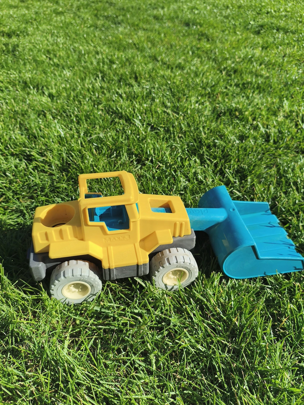 Playmobil Bagger mit Schaufel Garten Spielzeug Sandfahrzeug