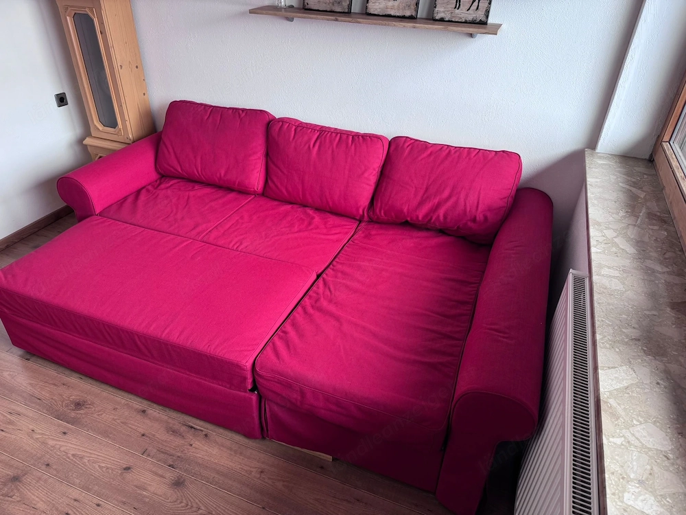 Einzelstück! Coole, praktische Ektorp Ikea Schlafcouch mit Recamiere