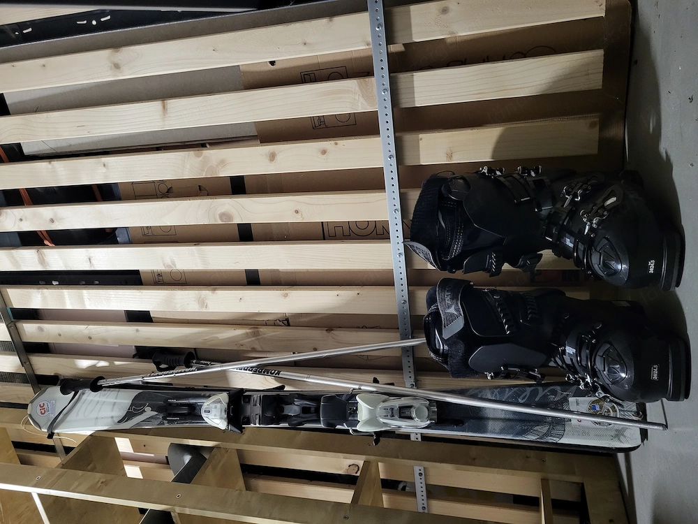 Ski mit Skischuhen Gr. 38