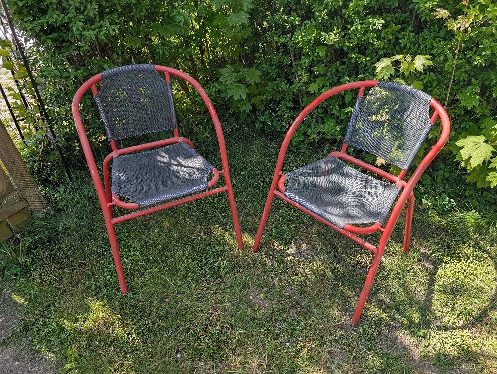 Gartenstühle zu verschenken 