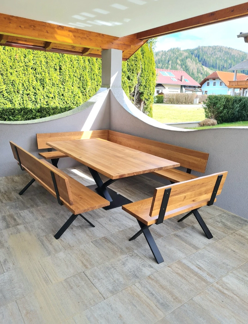 Eiche Massiv  Esstische,Eckbänke