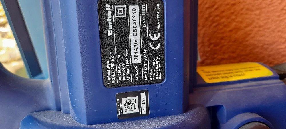 Laubsauger von Einhell mit Strom 