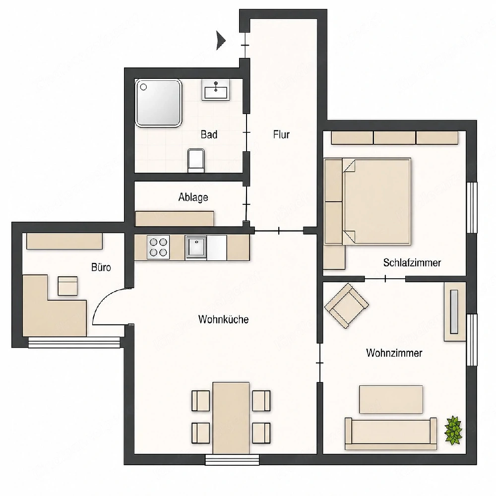 PROVISIONSFREI!!! Sonnige, ruhige 3,5 Zi- Whg in Feldkirch-Tosters!