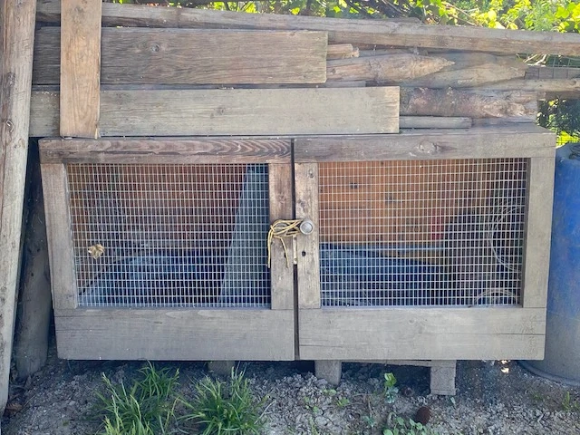 Hasenstall 10 Stück