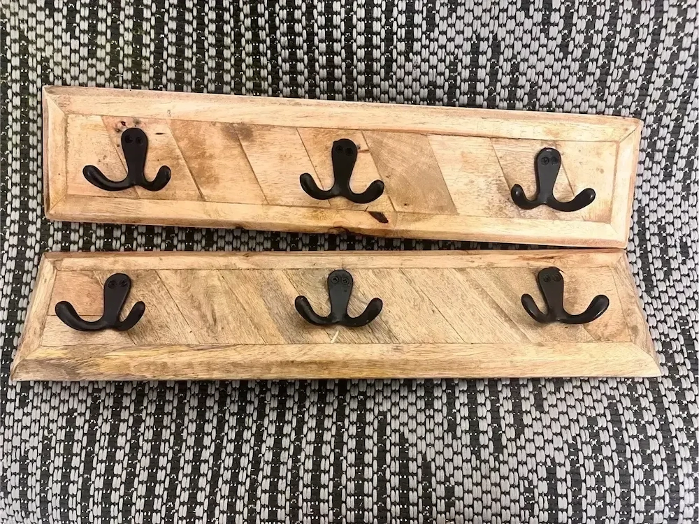 Garderobe   Garderobenleisten Holzoptik