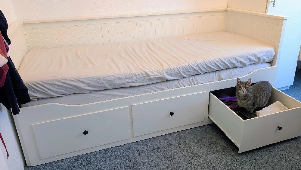 Bett ausziehbar HEMNES ikea