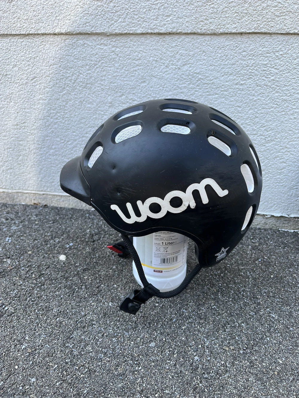 Woom Fahrradhelm schwarz Größe S