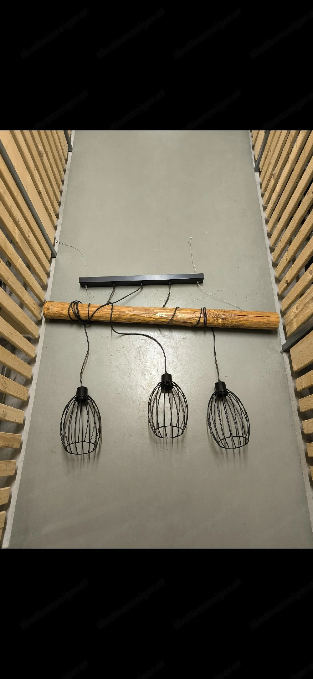 Rustikale Industrie stil Lampe