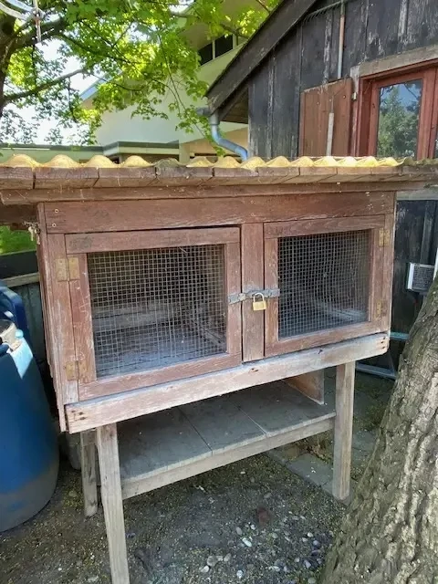 Hasenstall Kaninchenstall - 1x groß und 4x klein