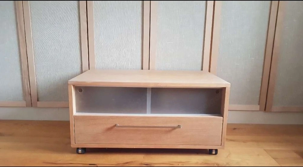 Couch- TV-Tisch, Unikat, Eiche Furnier