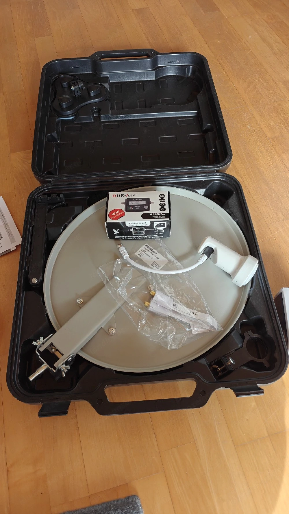 Mobile Satellitenantenne für Camping und Wohnmobil