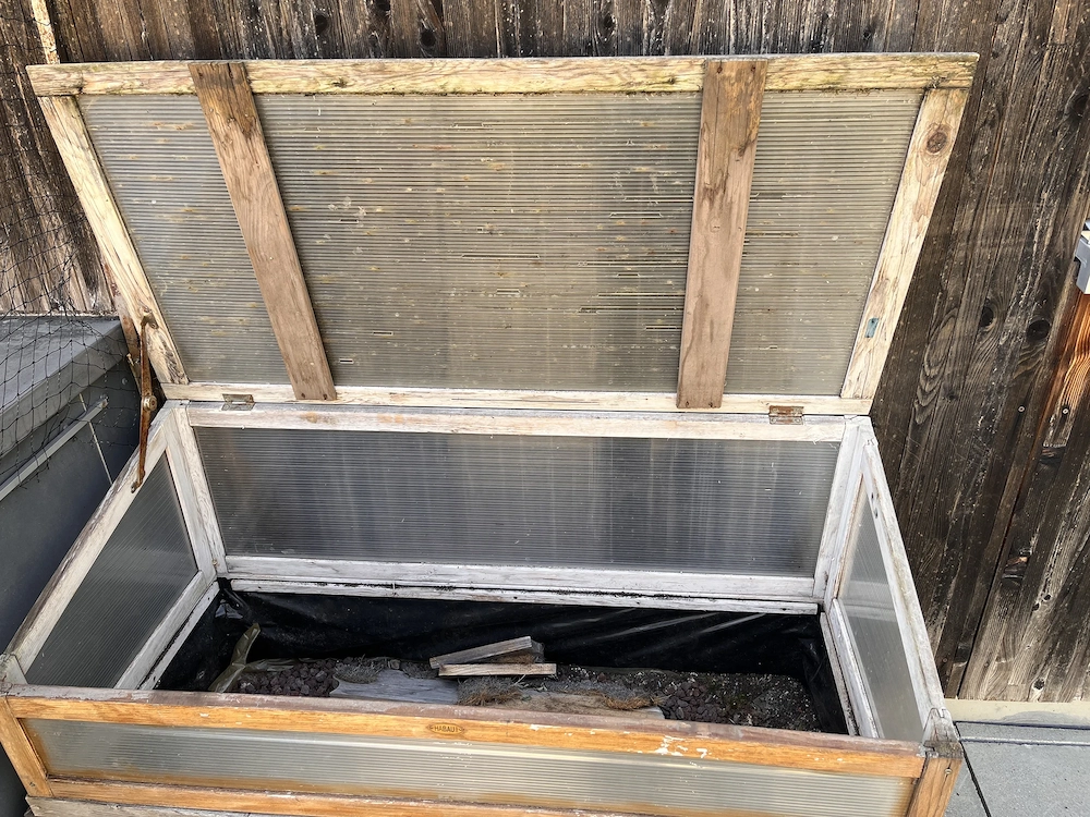 Frühbeet aus Holz gebraucht