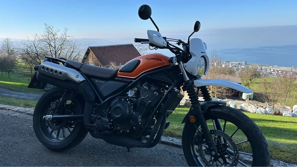 Honda CL500 mit Vollausstattung