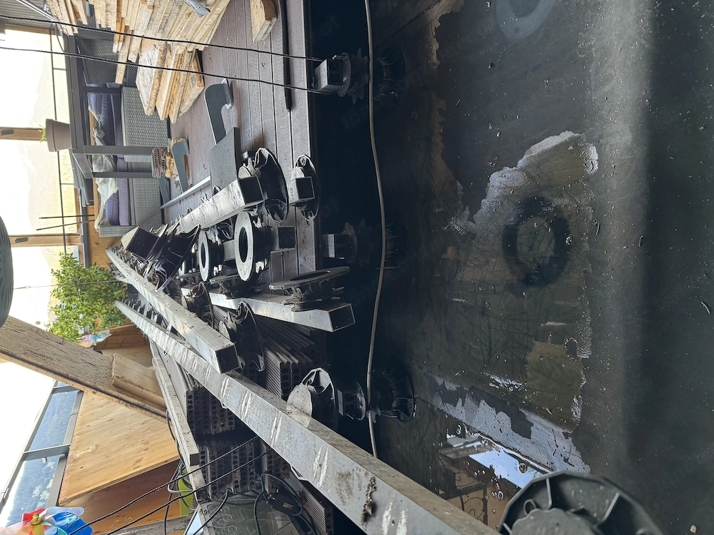 Terrassen Unterkonstruktion Alu, inkl Stellfüße, WPC Unterkonstruktion