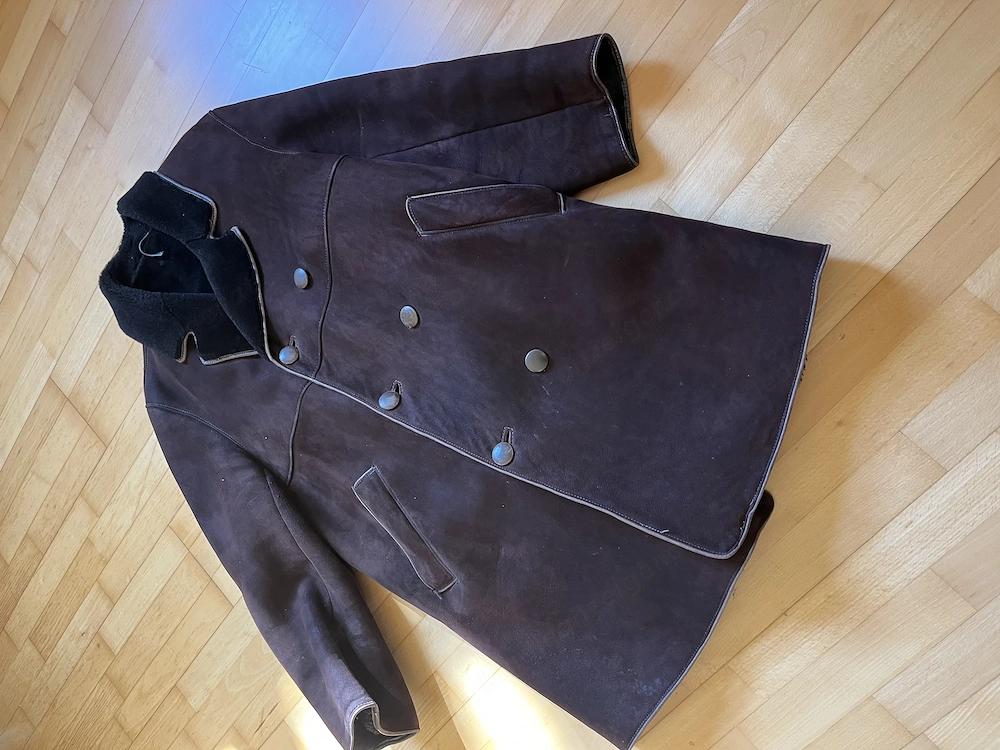 Lammfell Ledermantel