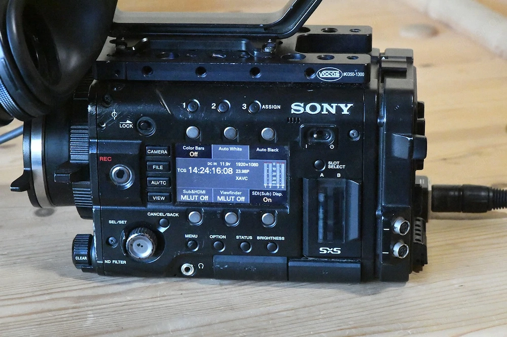 Sony PMW-F5 mit DVF-EL100 Oled Kamera