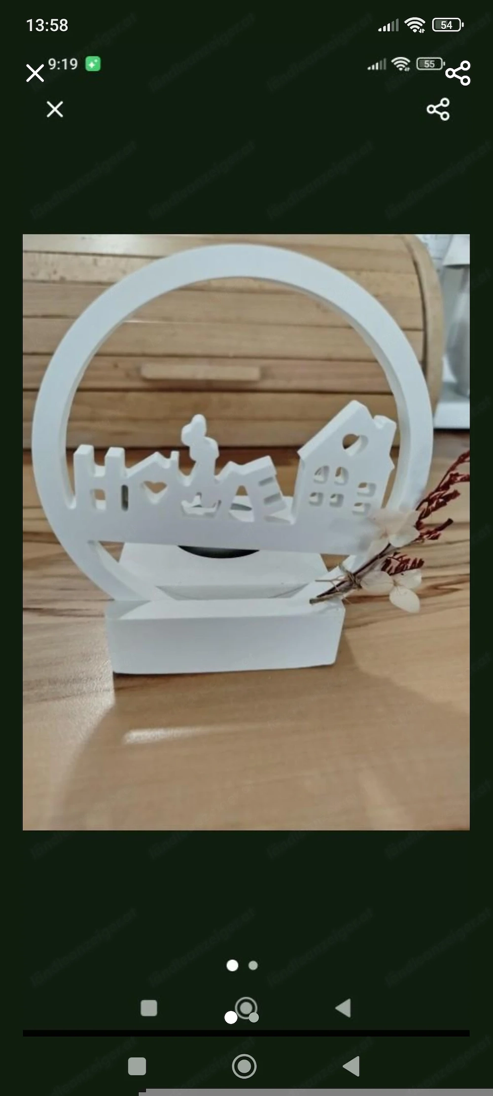 Deko Teelicht Halter Home 