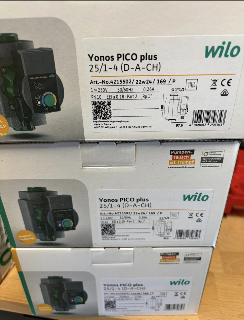 Umwälzpumpe WILO Yonos PICO plus