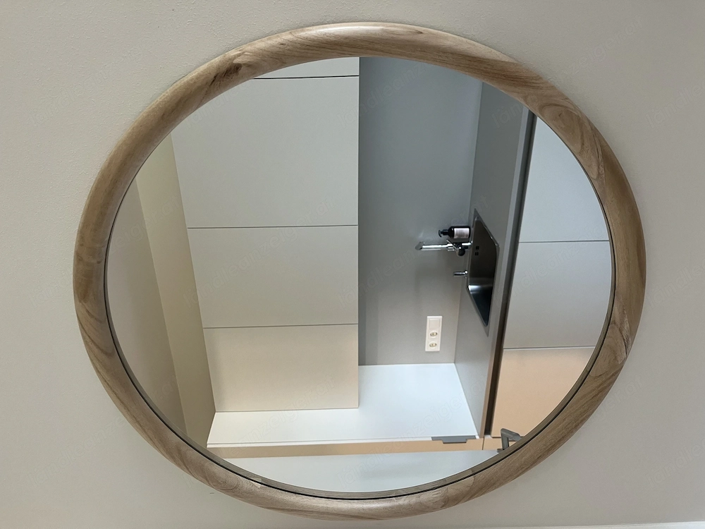 Holzspiegel Rund 80cm Durchmesser