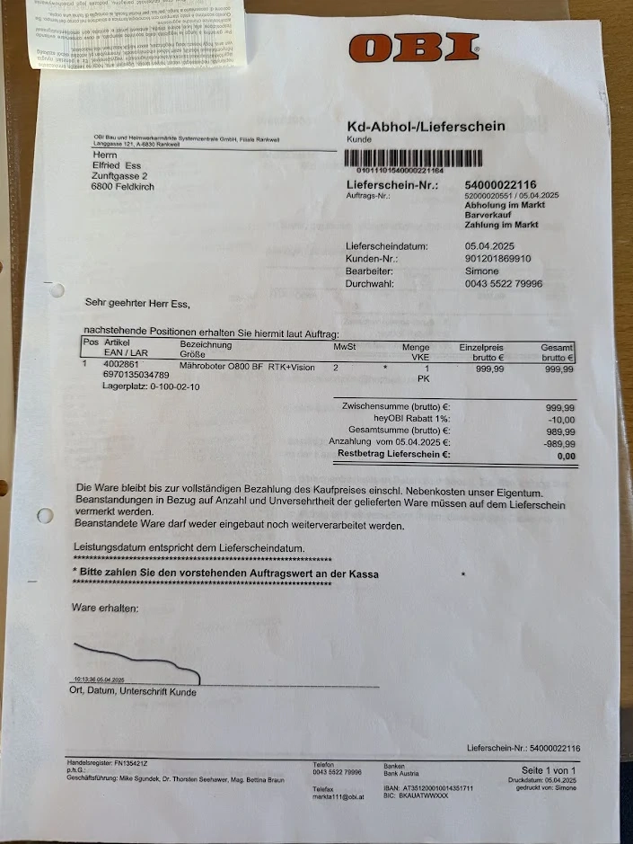 Rasenroboter ohne Kabelverlegung