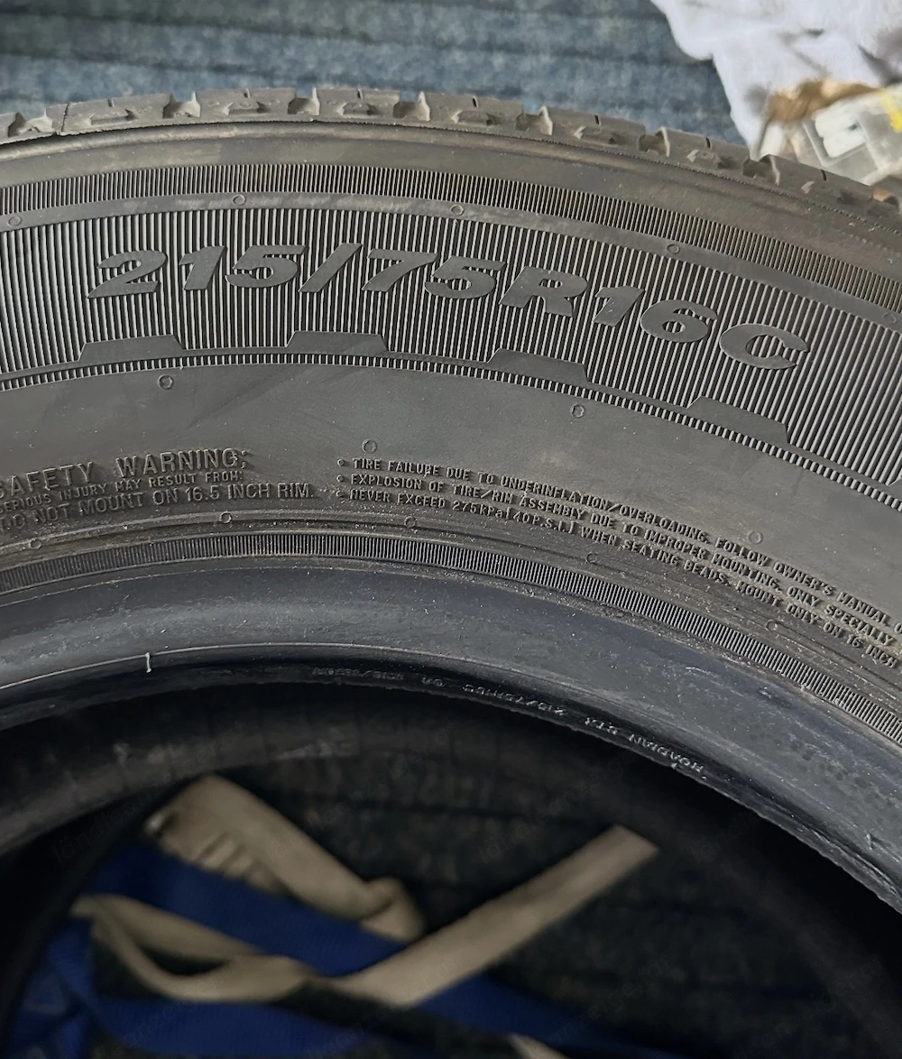 Somerreifen 215 75 R16C