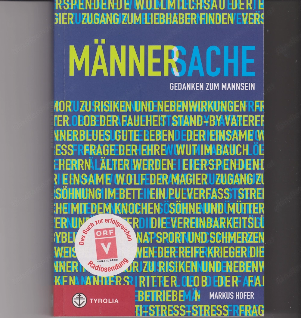 Männersache, Gedanken zum Mannsein, Buch 