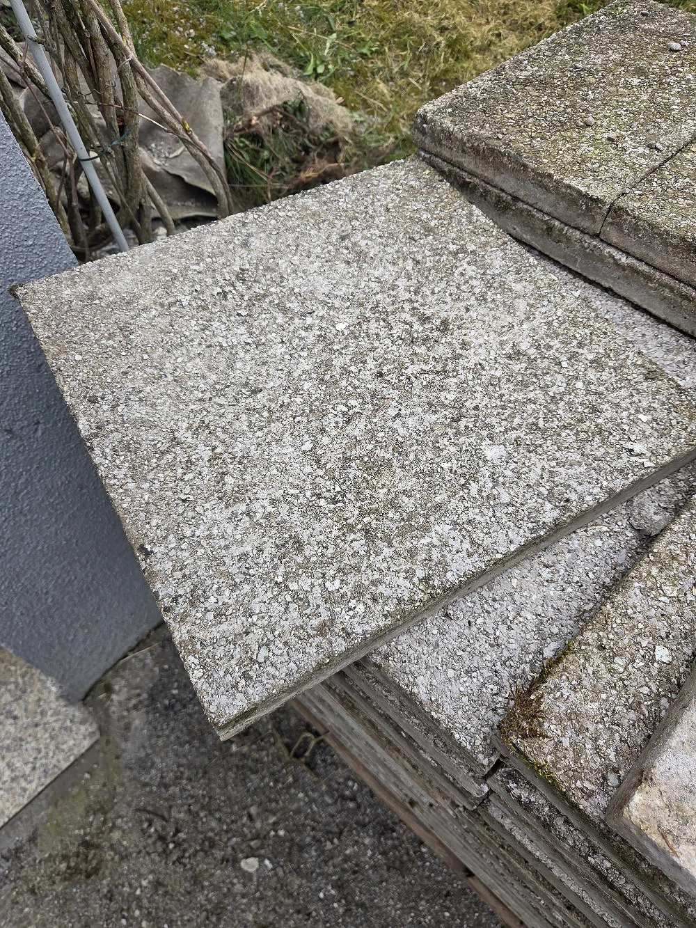 Waschbetonplatten 40x40 cm