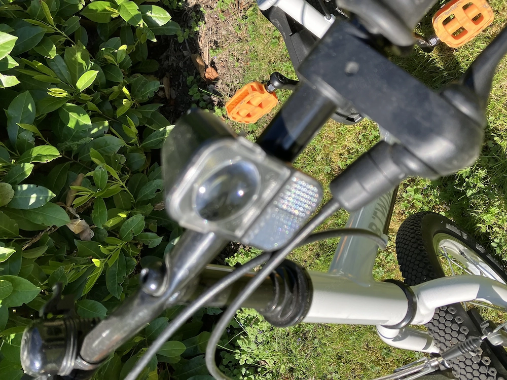 Kinderfahrrad B'Twin 14 Zoll mit Klingel, Licht und Ständer