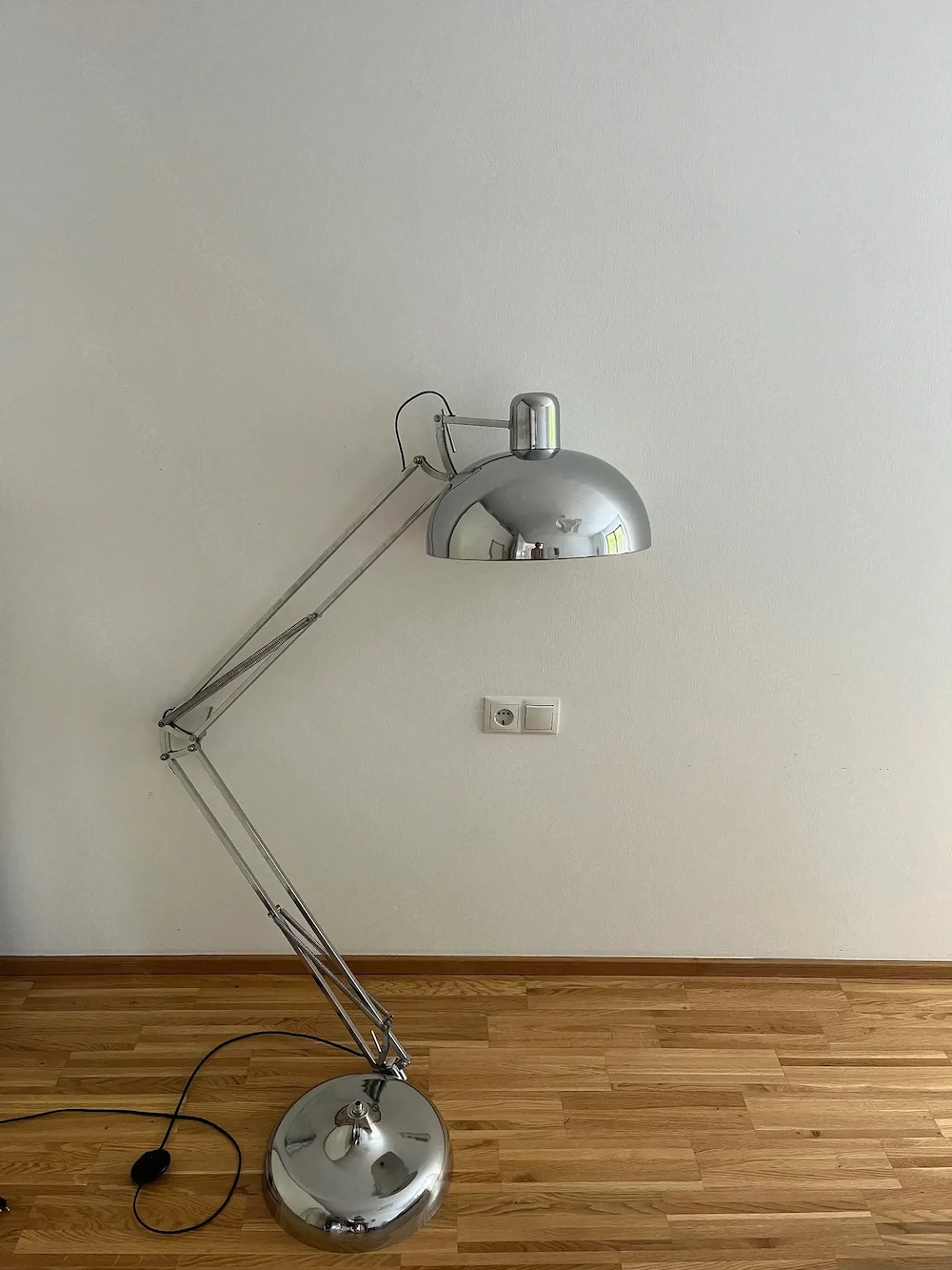 Stehlampe silber