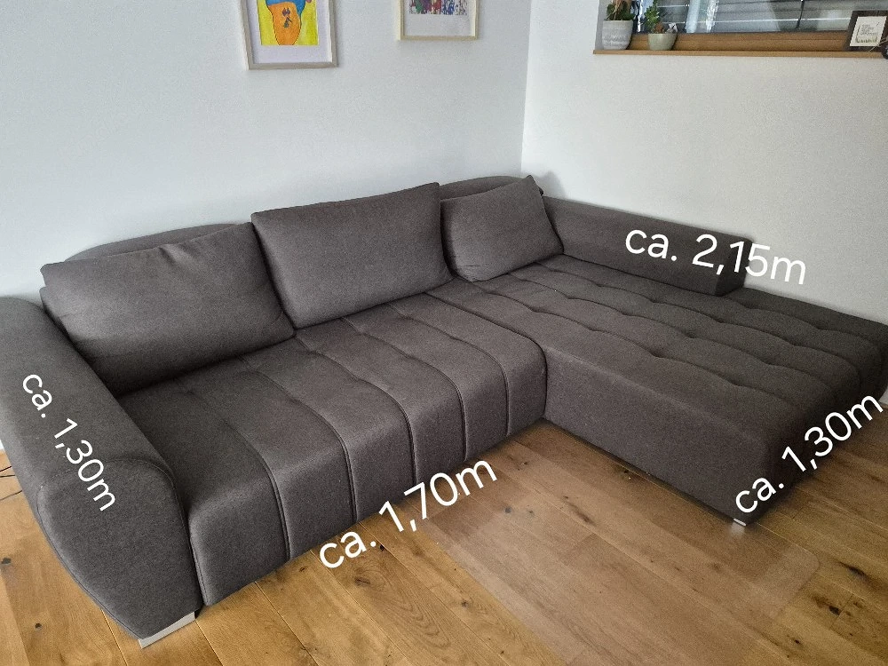 Couch grau