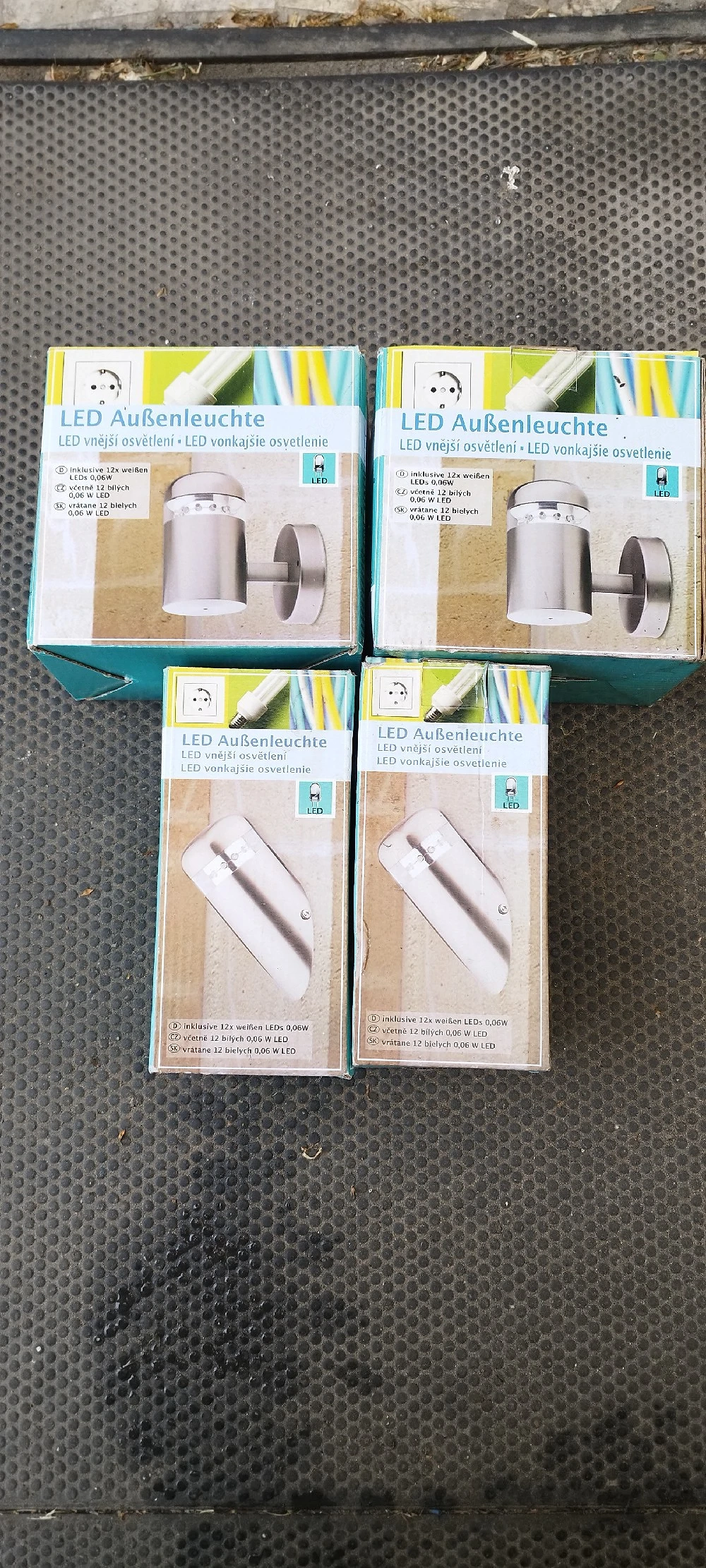 Außenleuchte Edelstahl LED,4 Stück