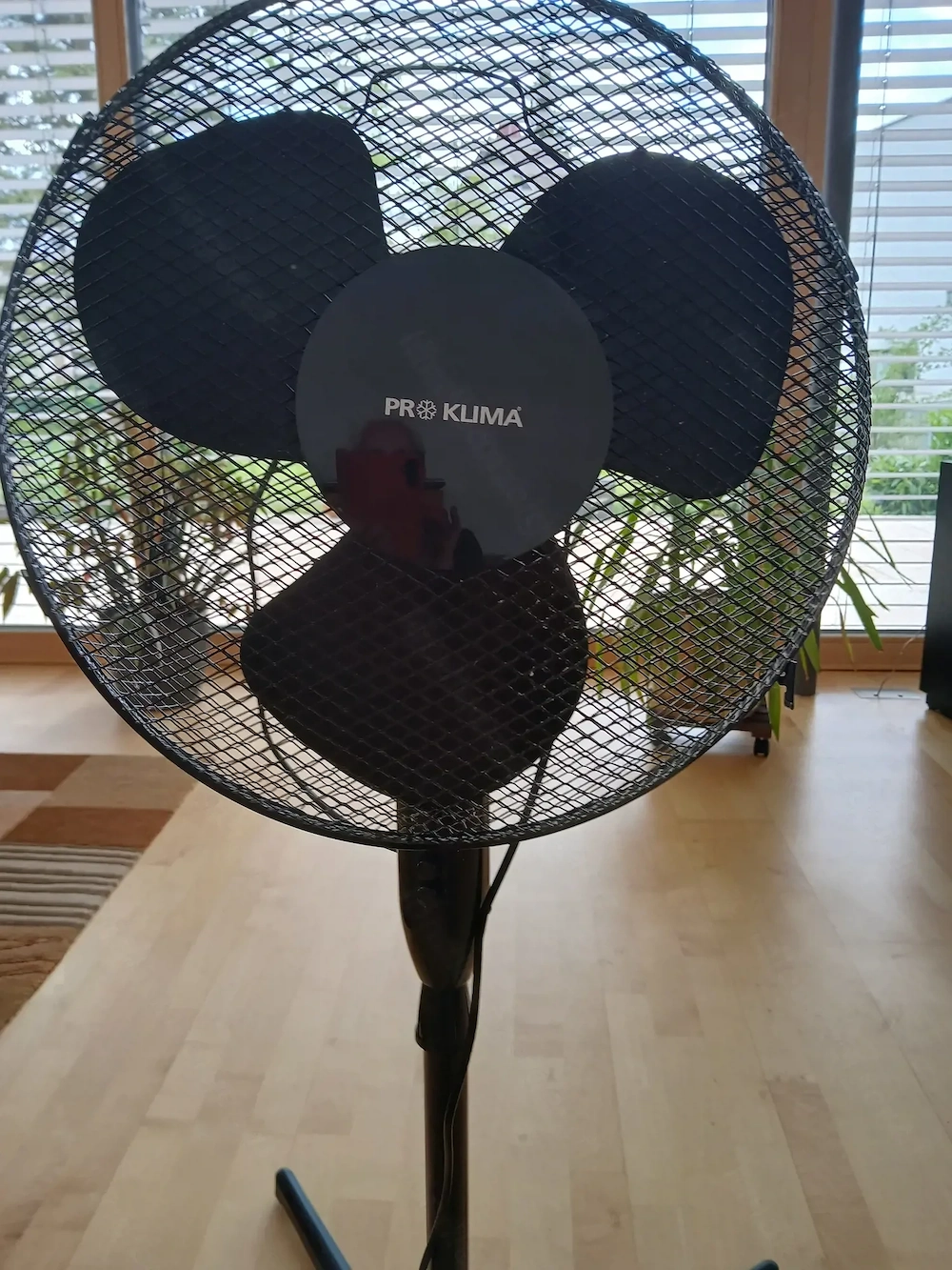 ProKlima Standventilator schwarz