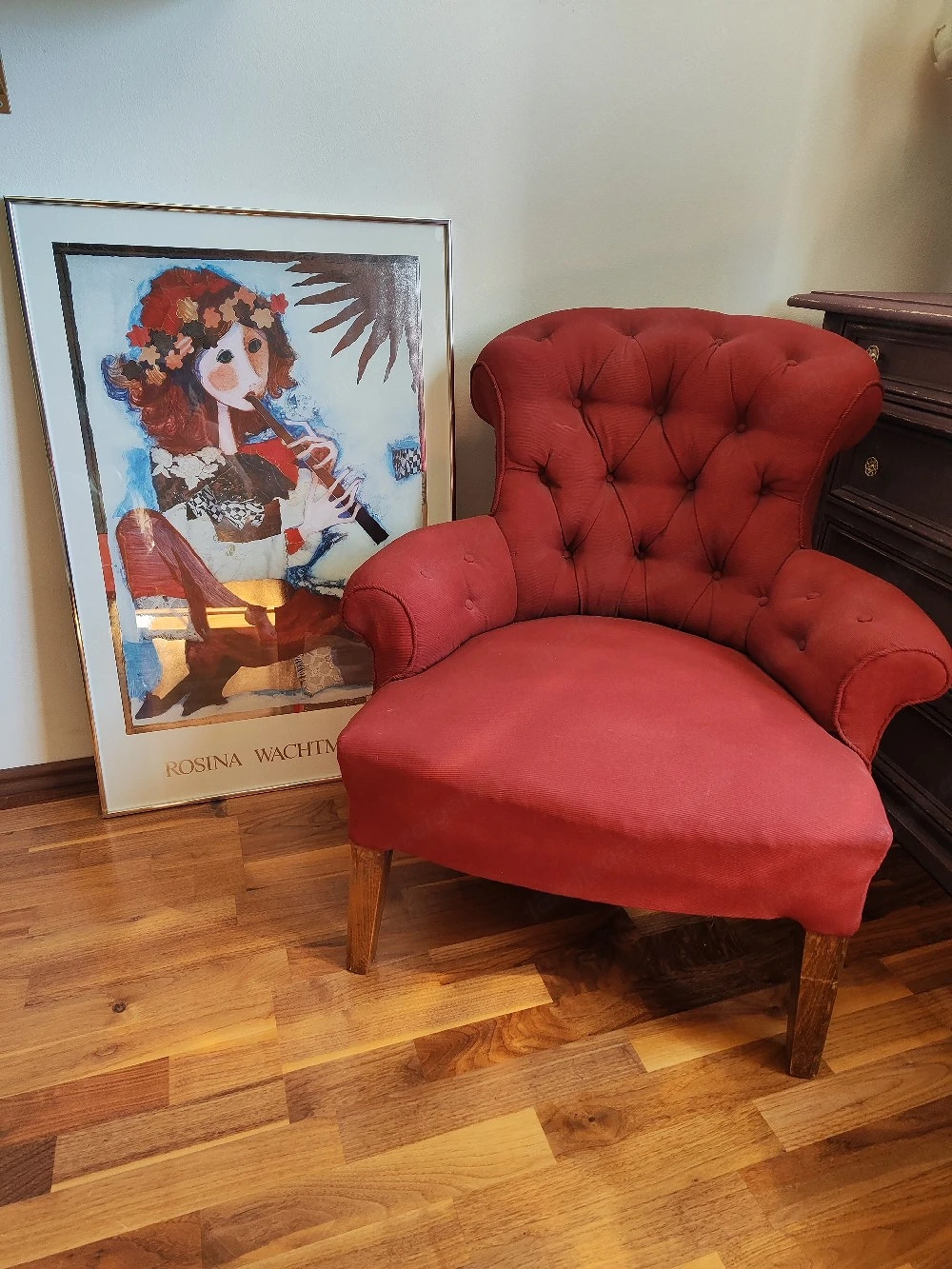 Bild und Sessel zu verschenken 