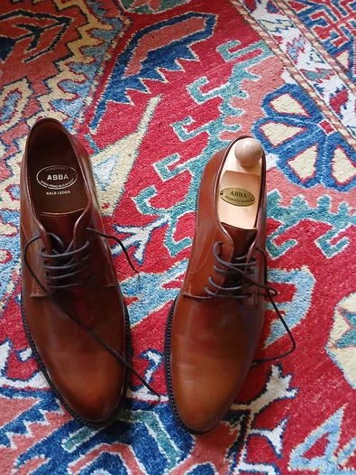 Abba Herenschuhe Leder Größe 43