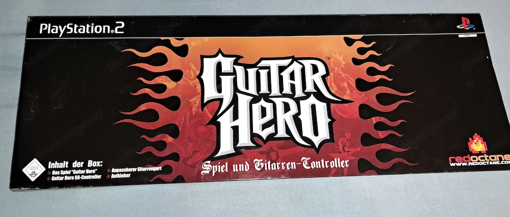 Guitar Hero 1 Bundle - PS2 | Gitarre mit OVP