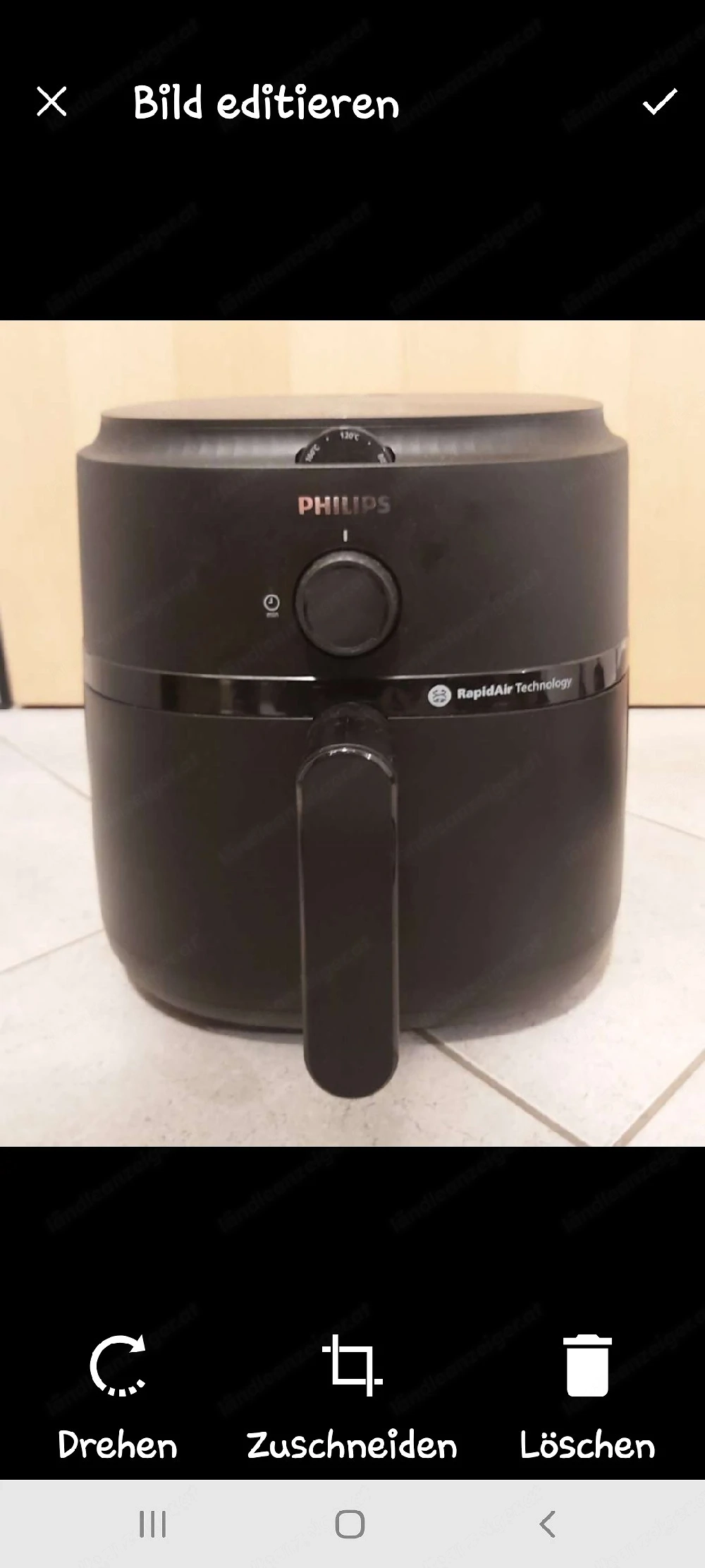 Philips RapidAir Technologie