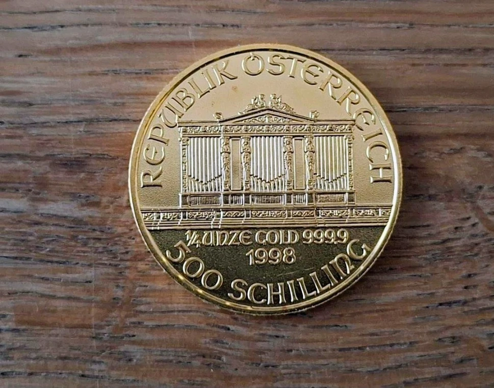 Goldmünze "Wiener Philharmoniker 500 Schilling"