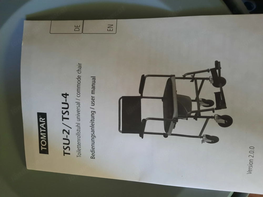 Toilettenrollstuhl  TSU- TSU-4 , wie neu