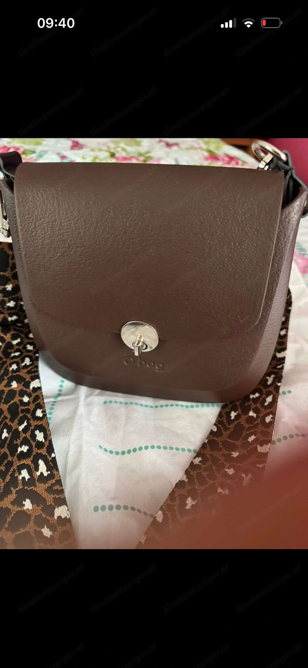 O Bag Umhängetasche neu mit Schultergurt braun