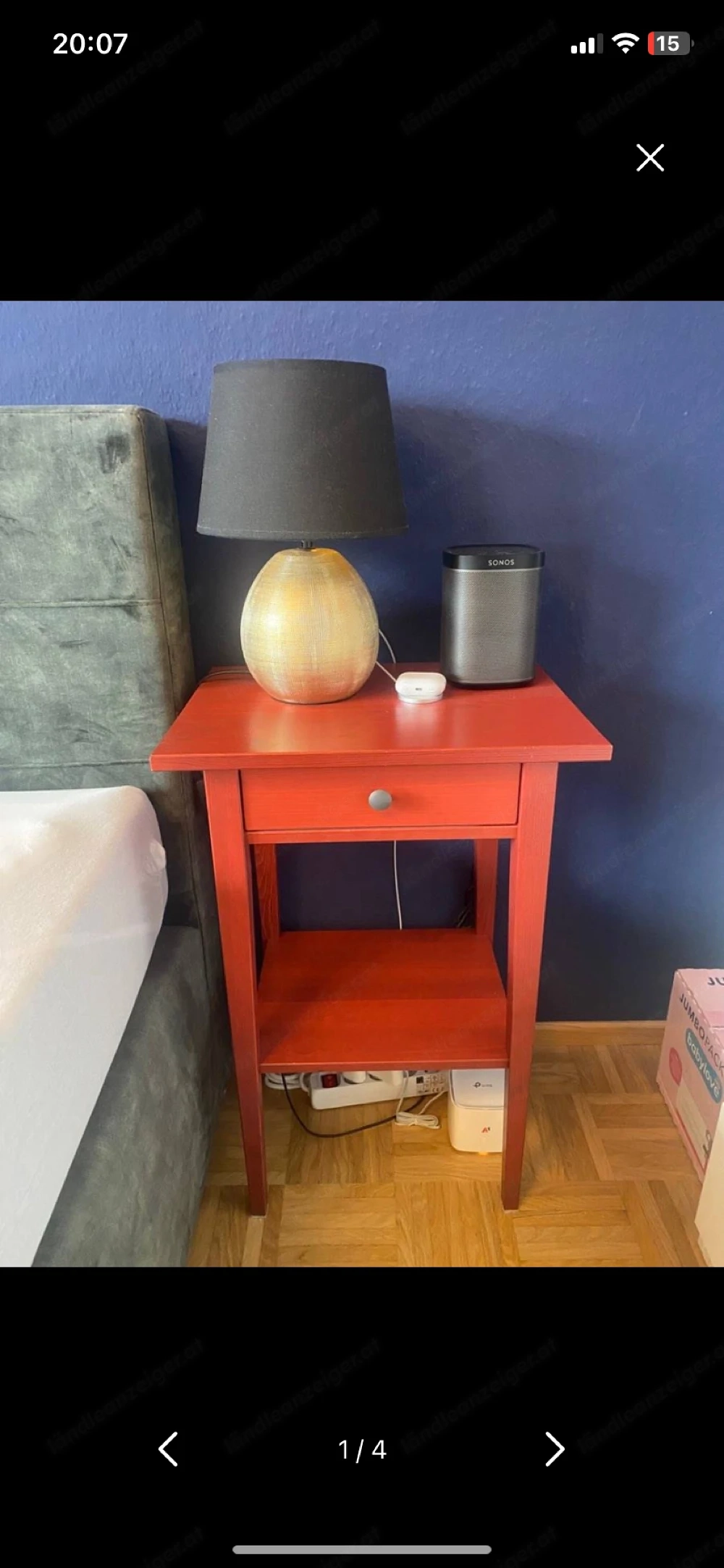 Ikea Hemnes Ablagetisch