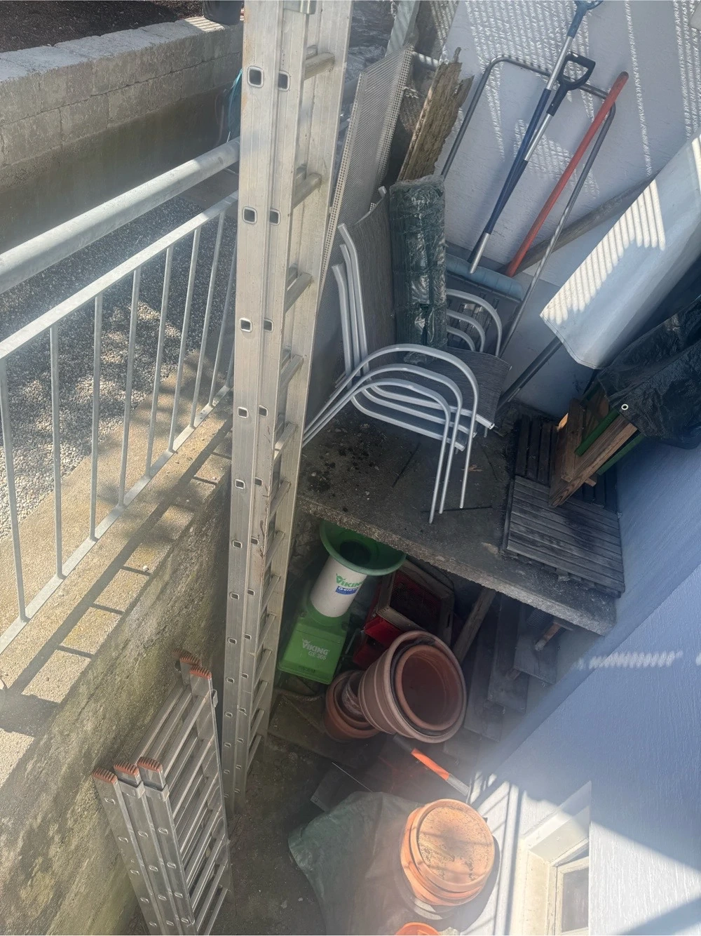 Leiter Alu 2x 4Meter