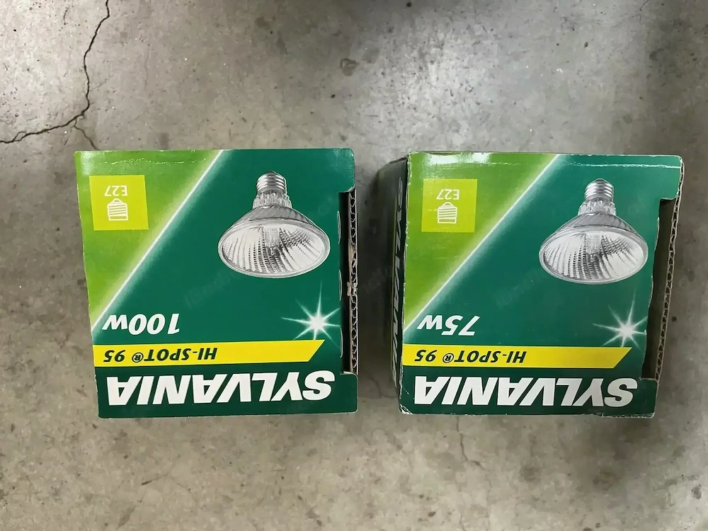 Halogenleuchtmittel 75 und 100 Watt