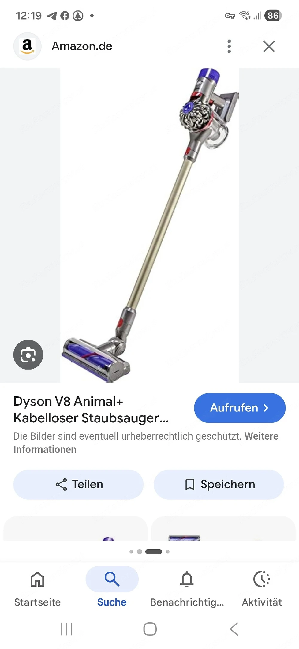 Dyson V8 Staubsauger 