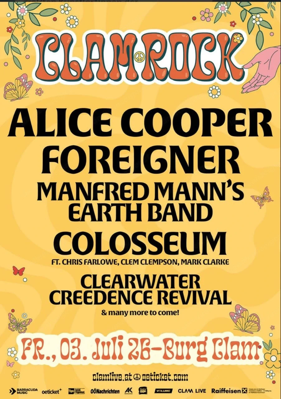 3 x Tickets für Clam Rock Festival am  