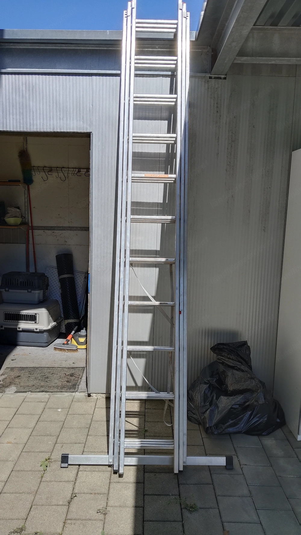 Alpe Hymer Alu-Mehrzweckleiter dreiteilig 40047 3x11 Sprossen