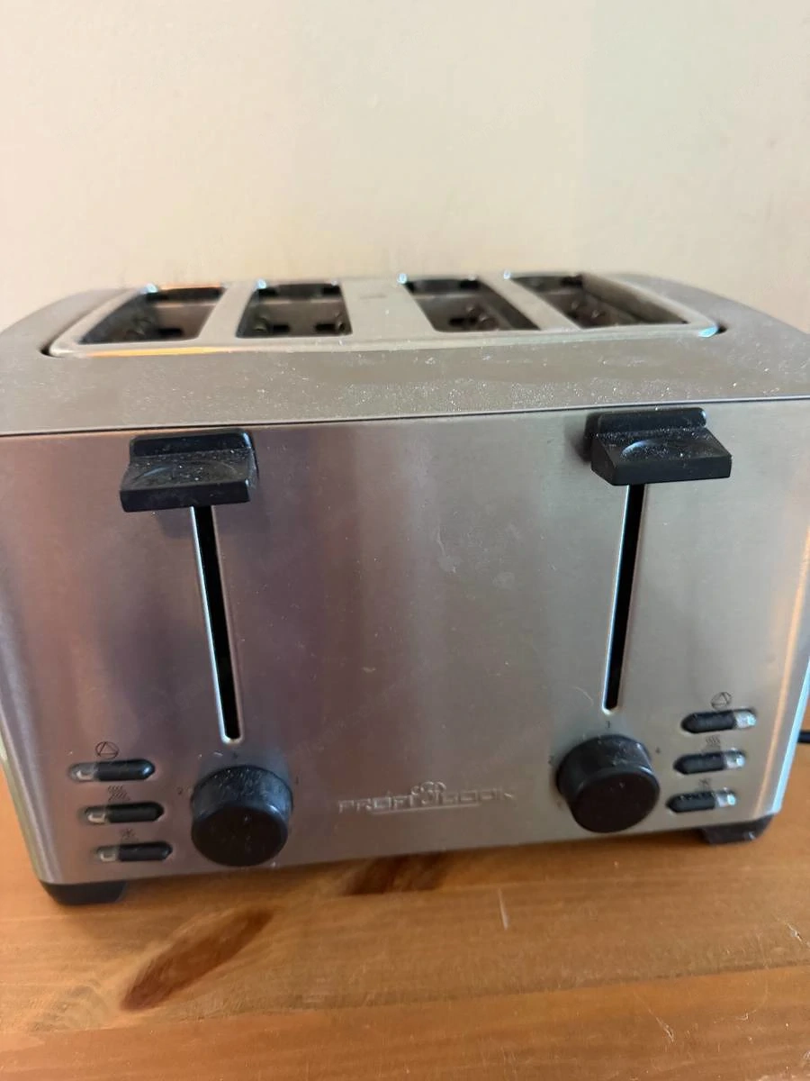 4-fach Toaster Edelstahl von Proficook