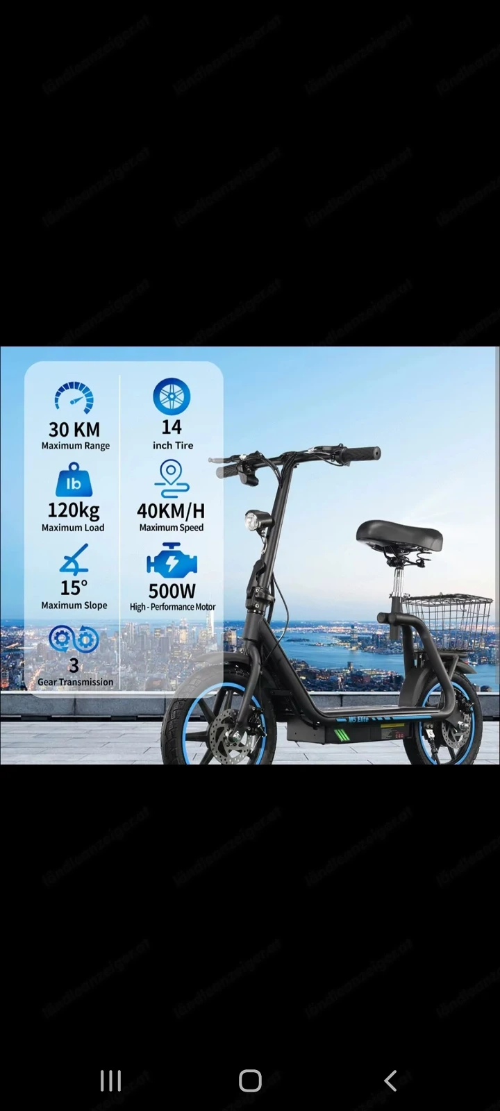 E scooter mit stz