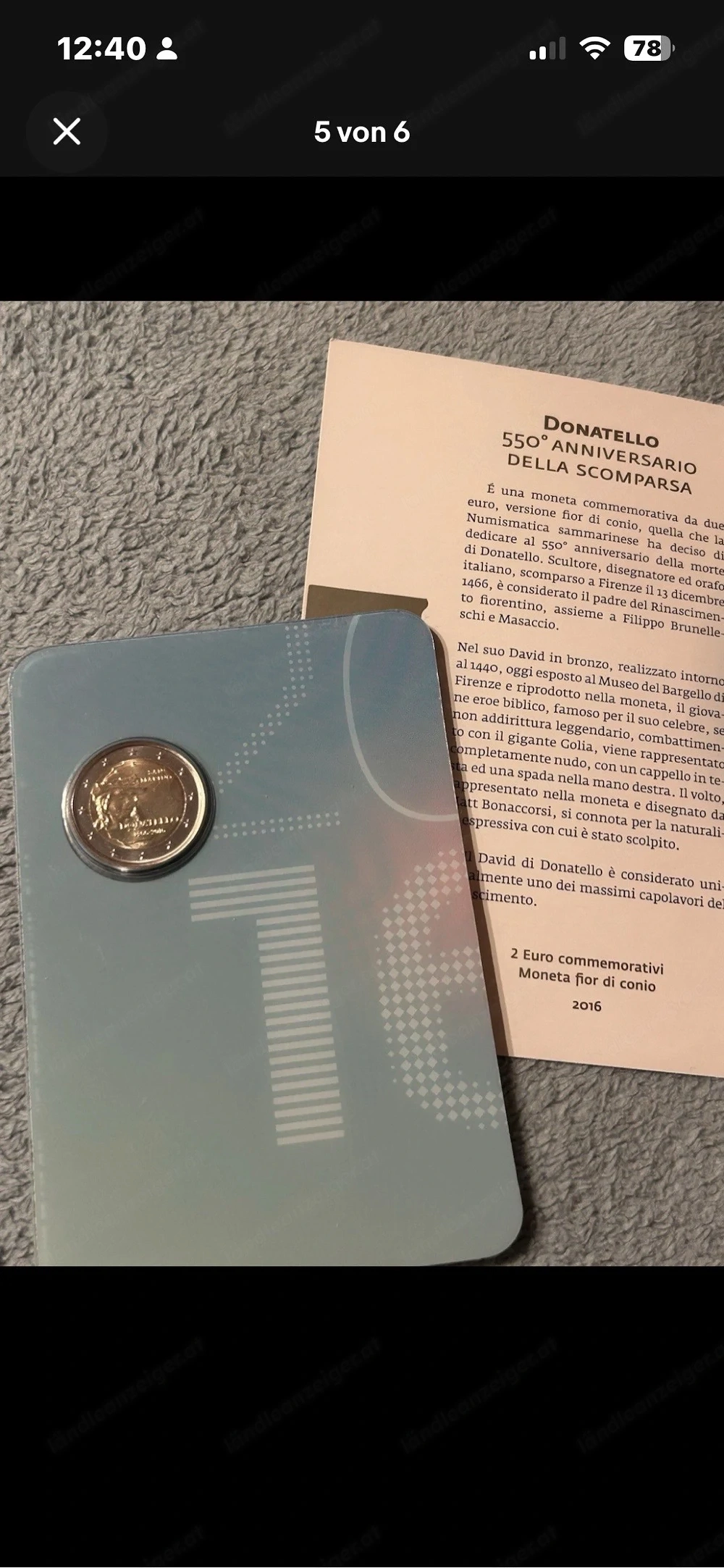 2 Euro San Marino 2016 Donatello | Top Zustand im Original-Folder OVP